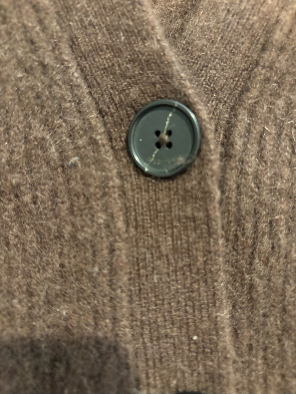 Aritzia Babaton Luxe Cashmere Canberra Cardigan Coffee Bean Brown XS - Picture 3 of 8